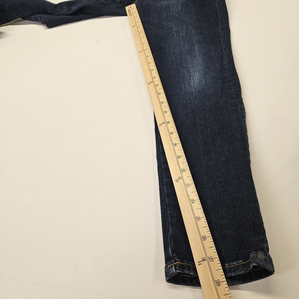 Frame  Jeans Le High Skinny Ankle Blue Denim Jeans Size 2 - Picture 2 of 10